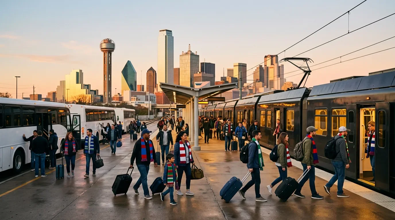 Dallas World Cup knockout-week guide: TRE shuttles, Fair Park, and semifinal planning