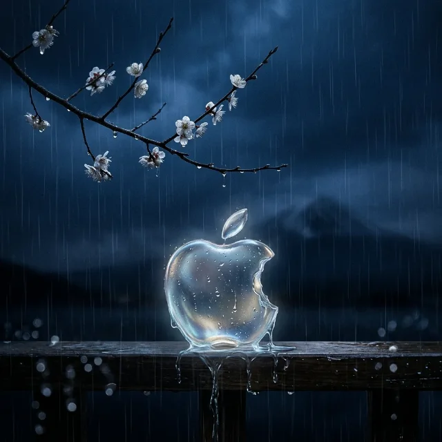 Borrowed Rain on Cupertino