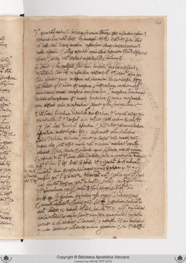 Folio 60r, showing the consistent lecture format with main text block and dense marginal annotations throughout