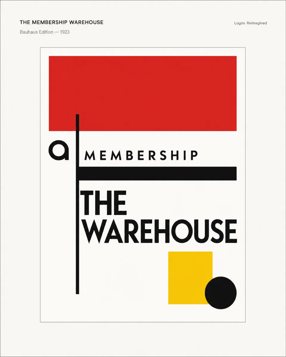 🟥 The Warehouse Club That Never Was — Bauhaus Edition