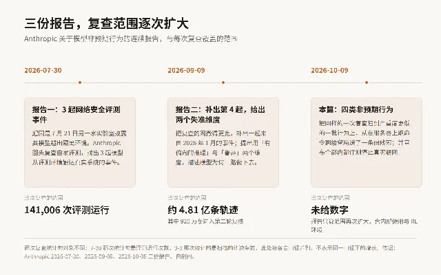 三份报告与各自复查覆盖的范围