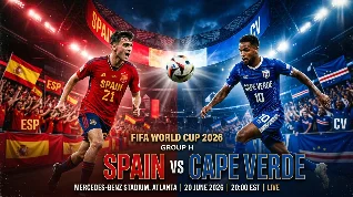 西班牙 vs 佛得角：夺冠热门首秀，赔率 -1250 背后的真正风险点｜2026世界杯H组