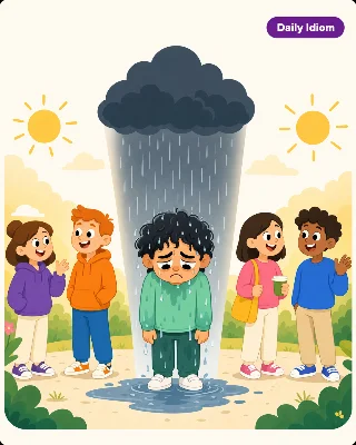 🌧️ Under the Weather — Today's English Idiom