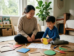 3岁孩子把方块往圆孔里硬塞——这不是笨，是他的大脑正在「建立形状地图」