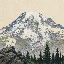 北美山峰插画野外指南