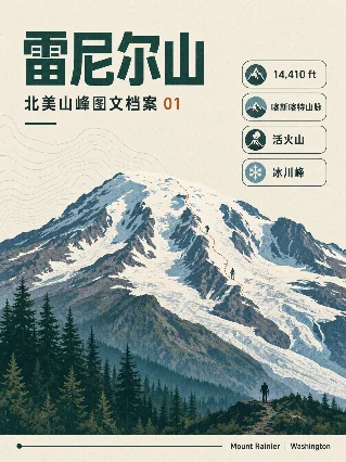 雷尼尔山｜北美山峰图文档案 01