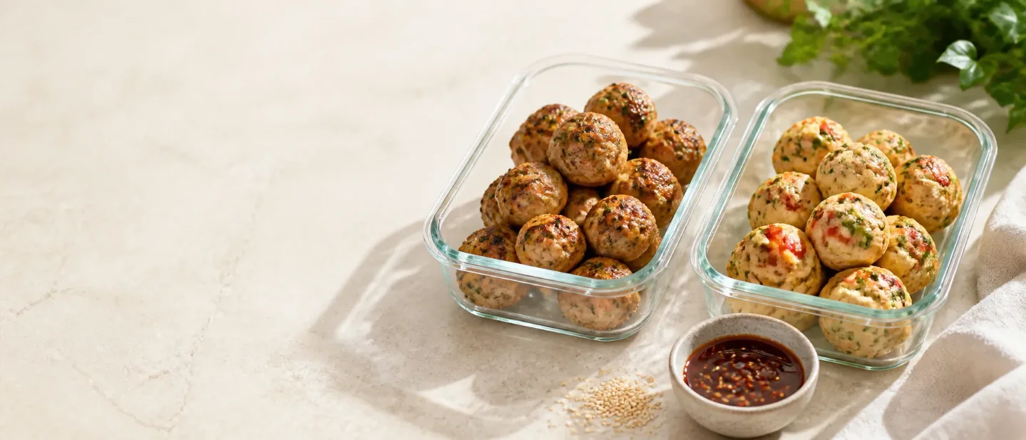 This week's pick: Turkey and Tofu Balls, a high-engagement meal-prep batch