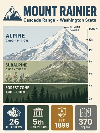 Mount Rainier — Cascade Range Field Guide
