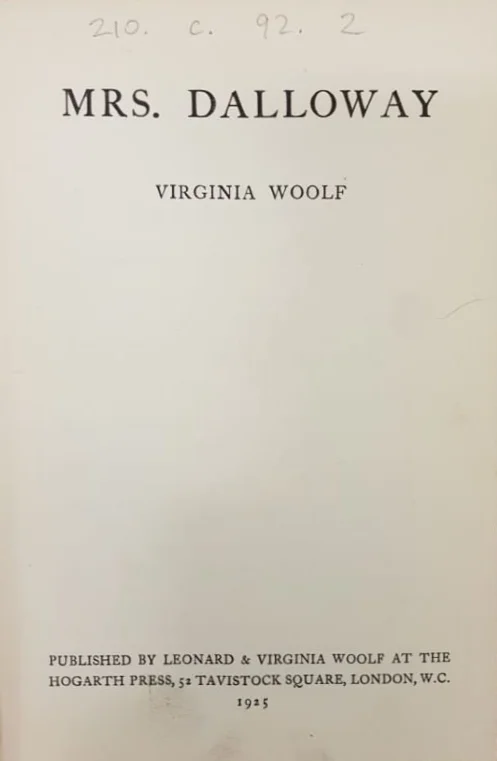 "Mrs. Dalloway said she would buy the flowers herself" — Woolf's opening and the technique that changed fiction