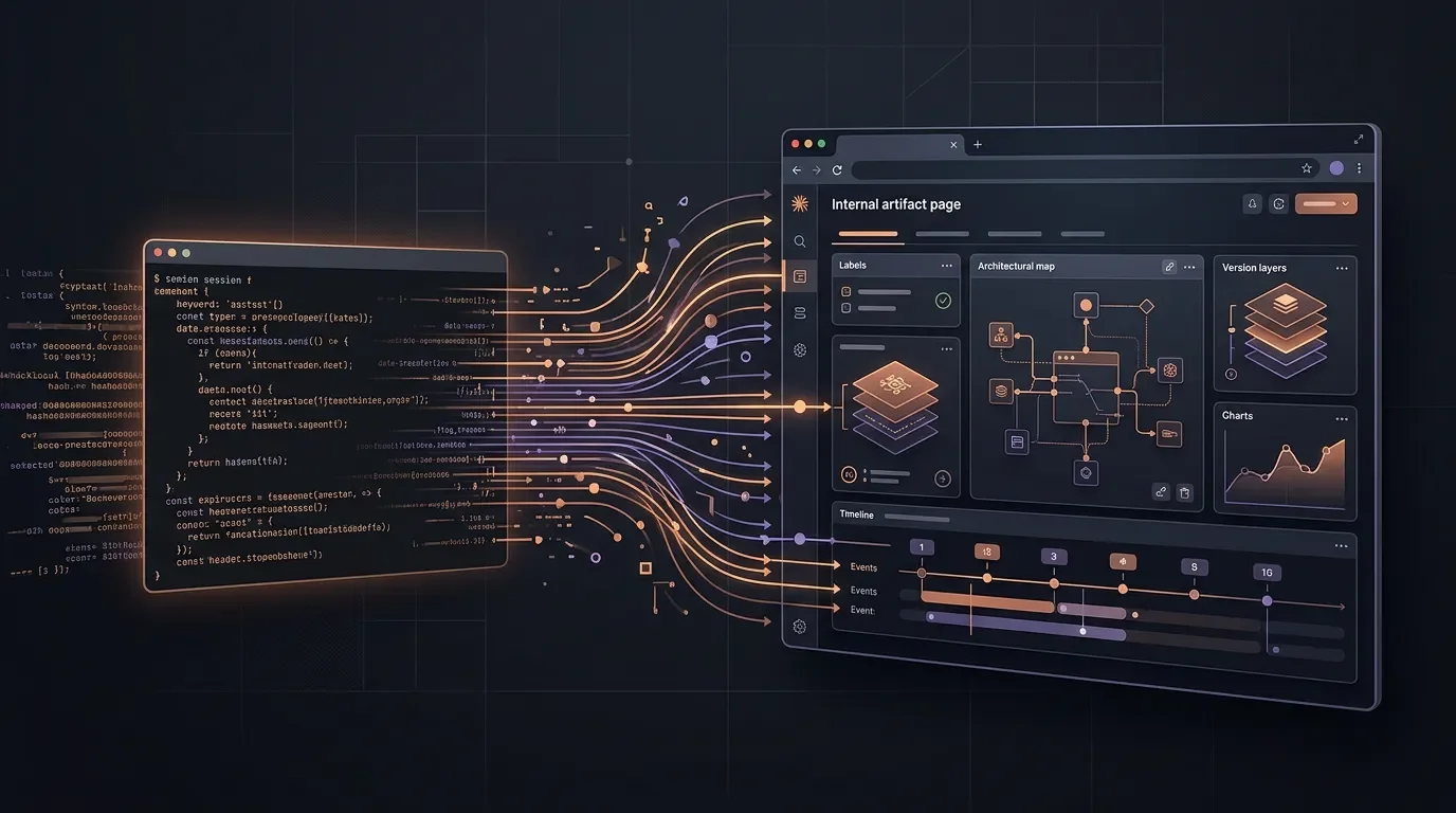 Claude Code artifacts turn terminal work into governed team state