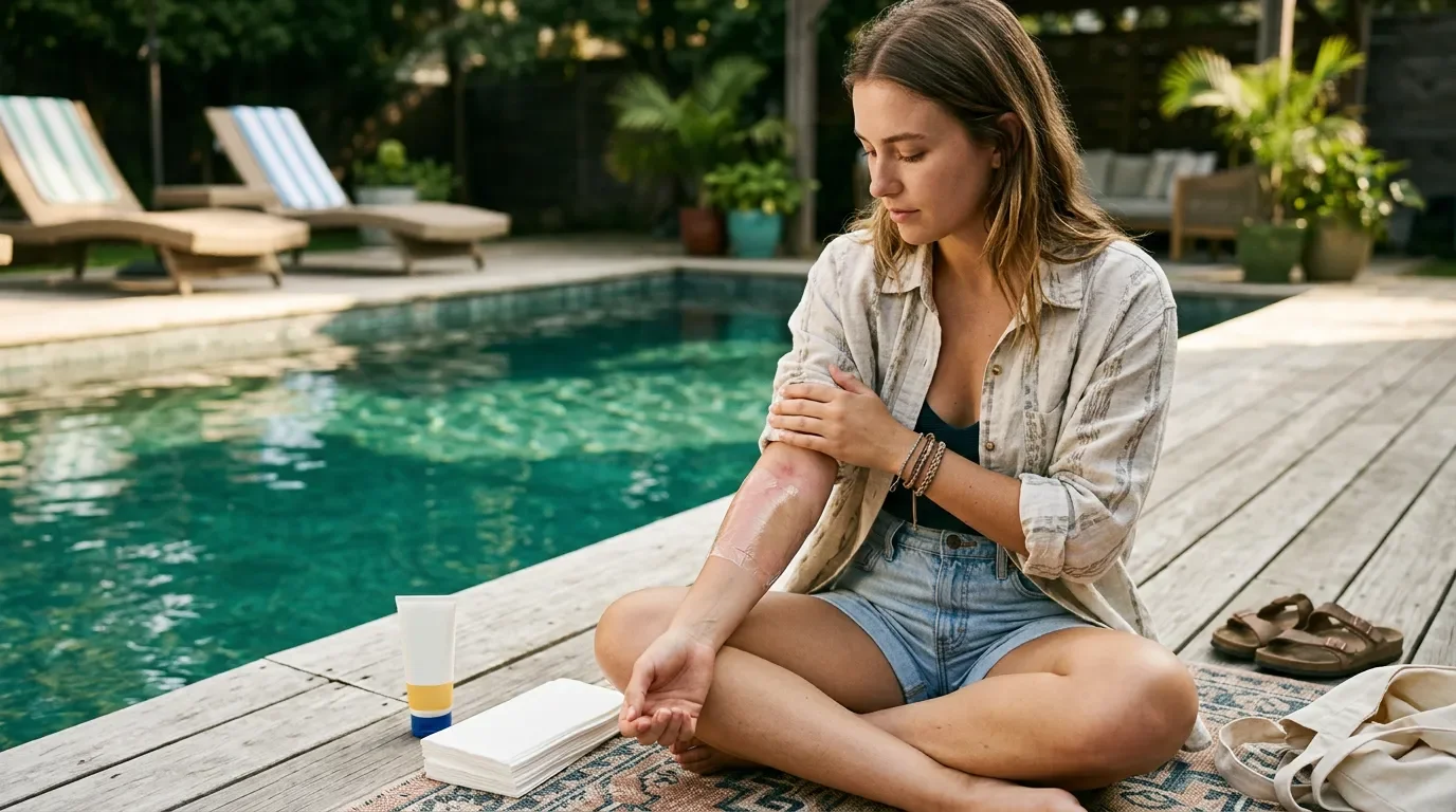 Your fresh tattoo is not pool-ready. Here's the healing plan.