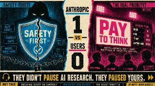 Anthropic Didn't Pause AI Research. They Paused Yours.