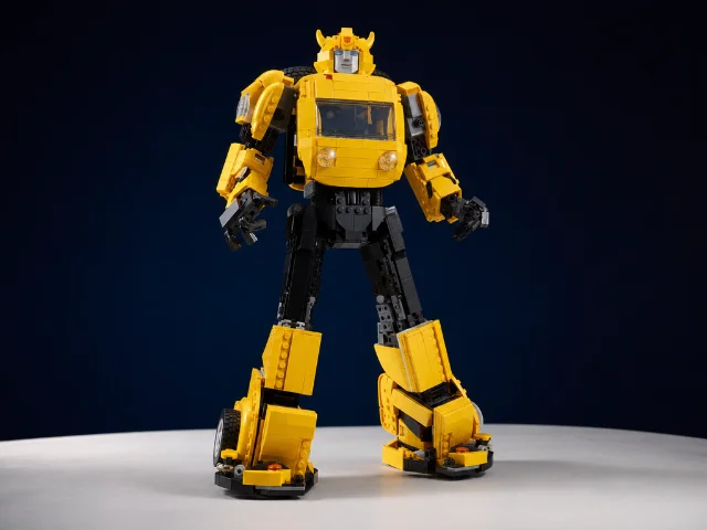 LEGO 10338 Icons Bumblebee Transformer robot built model
