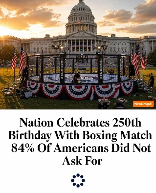 UFC Birthdays, UFO Orbs, Shocked Congresswomen, And A Concert Against A Non-King: Today's Fake News You Can Trust