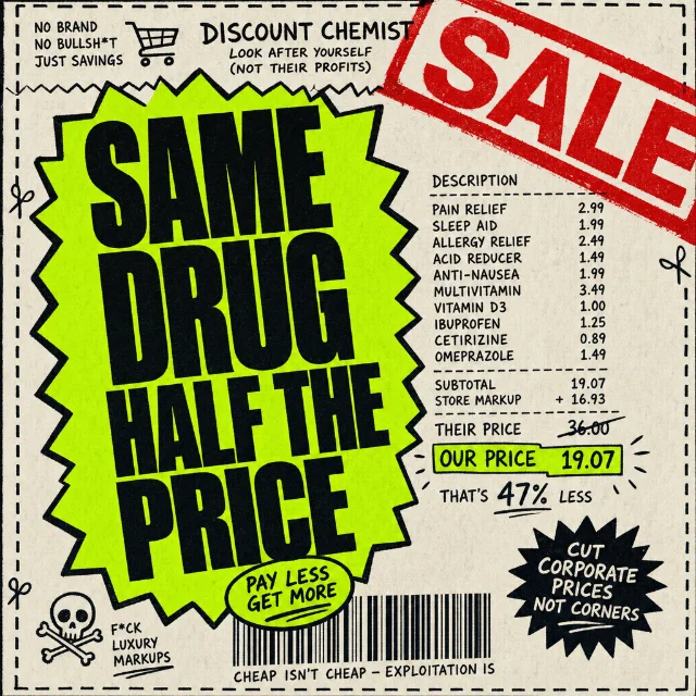 Same Drug, Half the Price