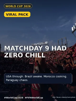 World Cup 2026 Matchday 9 Viral Twitter Pack