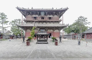 独乐寺观音阁：辽代木阁把一尊观音藏进三层楼
