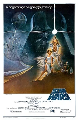 Star Wars 1977 theatrical release poster