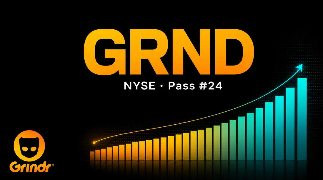 GRND: four filters pass, the first pure social/dating platform pick