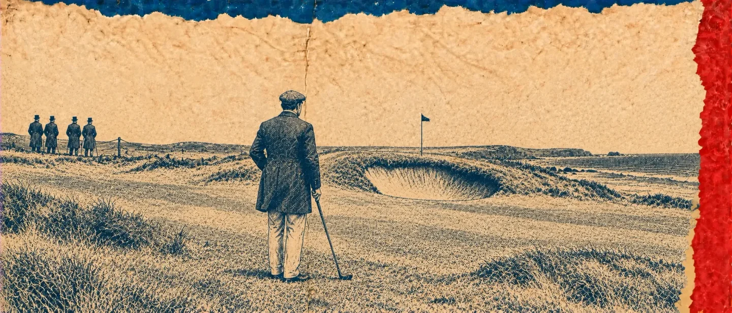 October 17, 1860: eight men, 36 holes, one belt — and the man who built the course lost