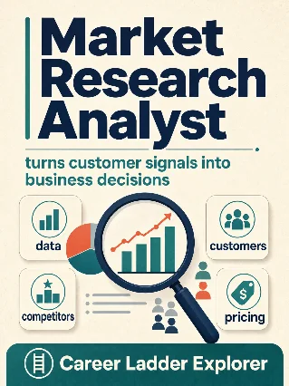 Market Research Analyst Career Map