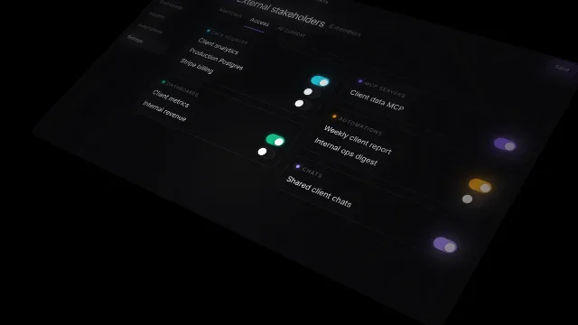 Basedash 分组权限开关界面