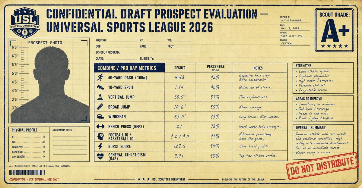 SCOUTING REPORT #004: Lamine Yamal — Universal Draft Prospect Evaluation