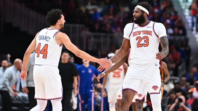 Mitchell Robinson and Landry Shamet