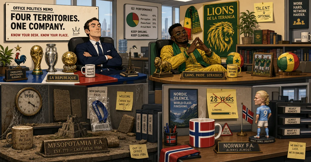 INTERNAL MEMO: Group I Desk Assignments (France, Senegal, Iraq, Norway)