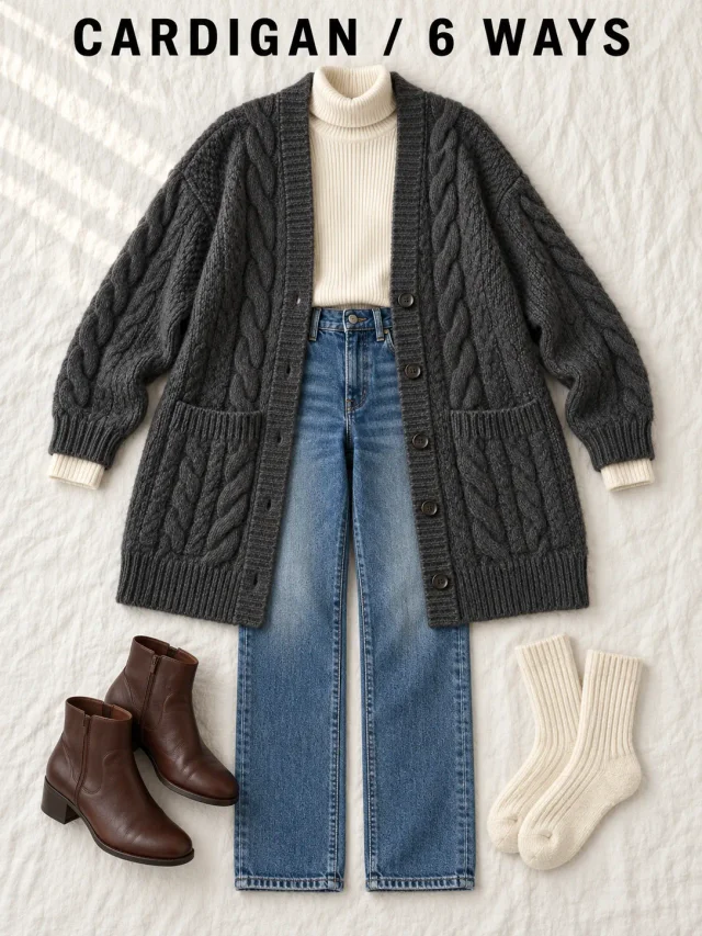 The cardigan that thinks it's a coat