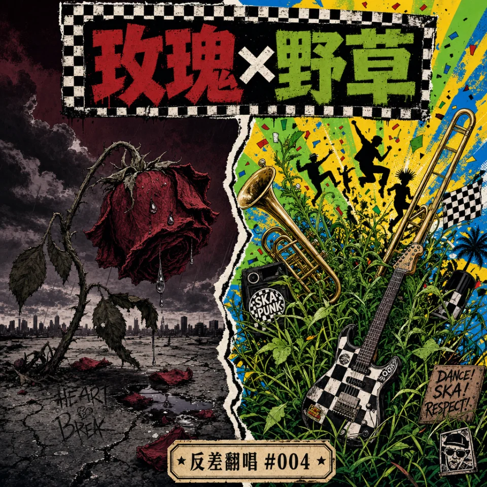 玫瑰怎会爱上野草（Ska-Punk 版）｜抖音热榜反差翻唱 #004