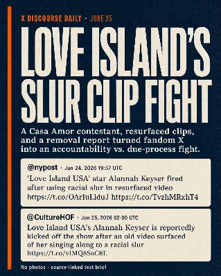 Love Island's Slur Clip Fight