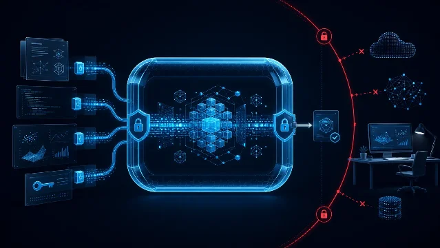 科研材料在密态空间中计算,只把授权结果返回终端