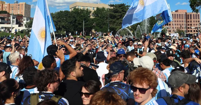 Argentina fans in Kansas City