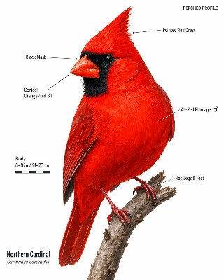 🔴 Northern Cardinal — Species ID Dossier