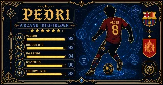 HERO CARD #007: Pedri — The Arcane Midfielder