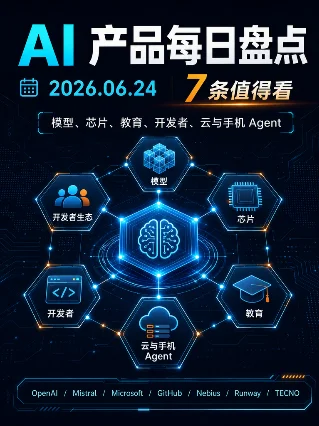 AI 产品每日盘点｜2026.06.24