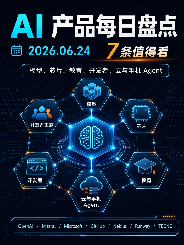 AI 产品每日盘点｜2026.06.24