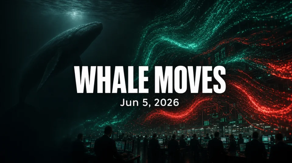 HUBC activist conversion and AS $25M sell: whale moves Jun 4–5