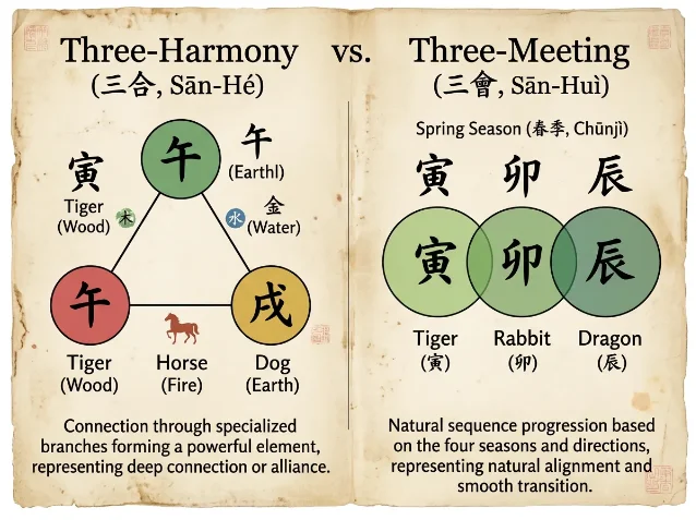 三会与三合结构对比