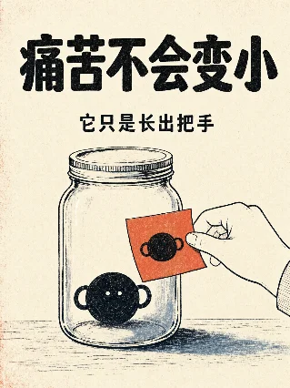 痛苦不会变小