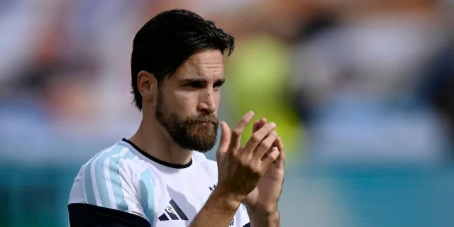 Nicolás Tagliafico during Argentina duty