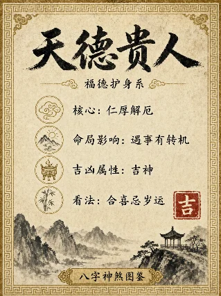 低谷有人拉你一把？福德贵人系四曜｜天德 · 月德 · 福星 · 太极