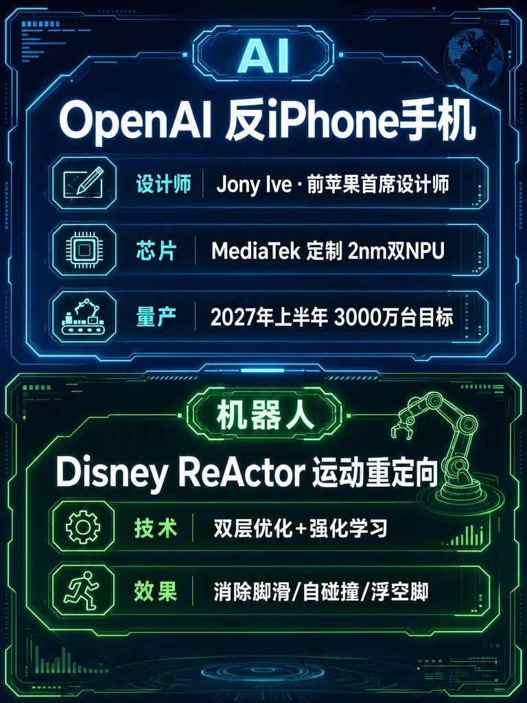 🚀 科技早报 0511|OpenAI 造手机了,还有 4 条你可能没听说的大事