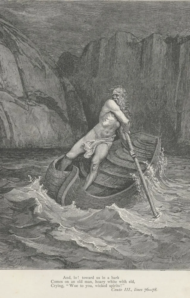 Gustave Dore illustration of souls in Inferno Canto III