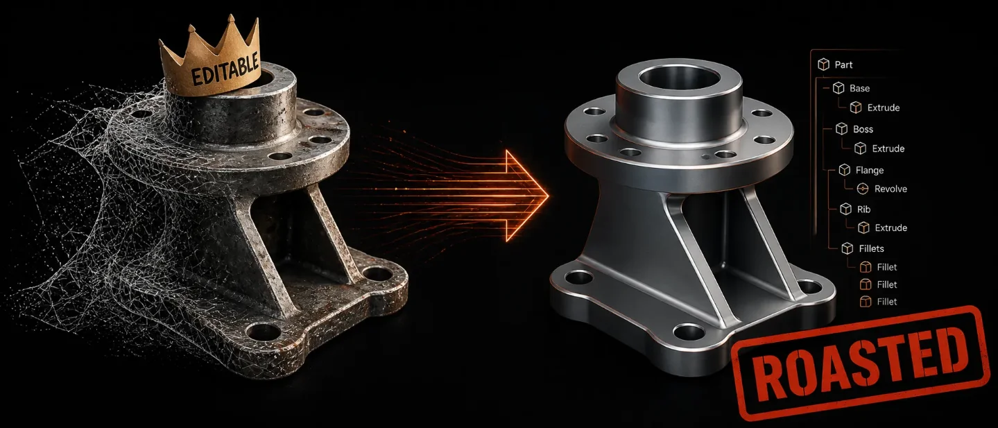 Backflip AI turns 3D scans into editable CAD. The engineer still gets the bill.