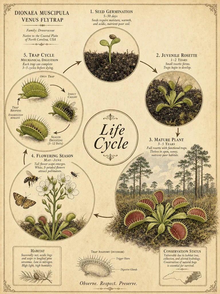 Dionaea muscipula — the flower that fires an electrical signal to catch its dinner
