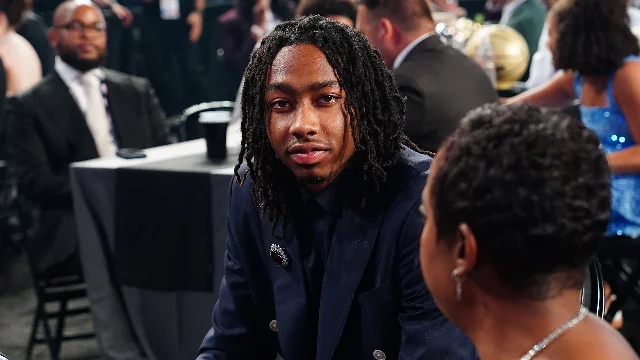 Isaiah Evans at the NBA Draft