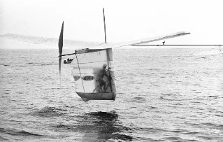 He pedaled a 71-pound plastic plane across the English Channel