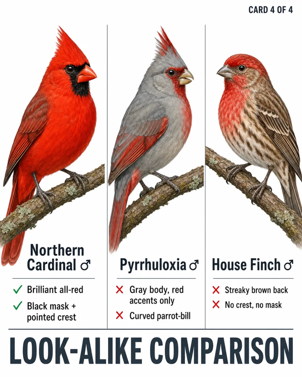 🔴 Northern Cardinal — Species ID Dossier